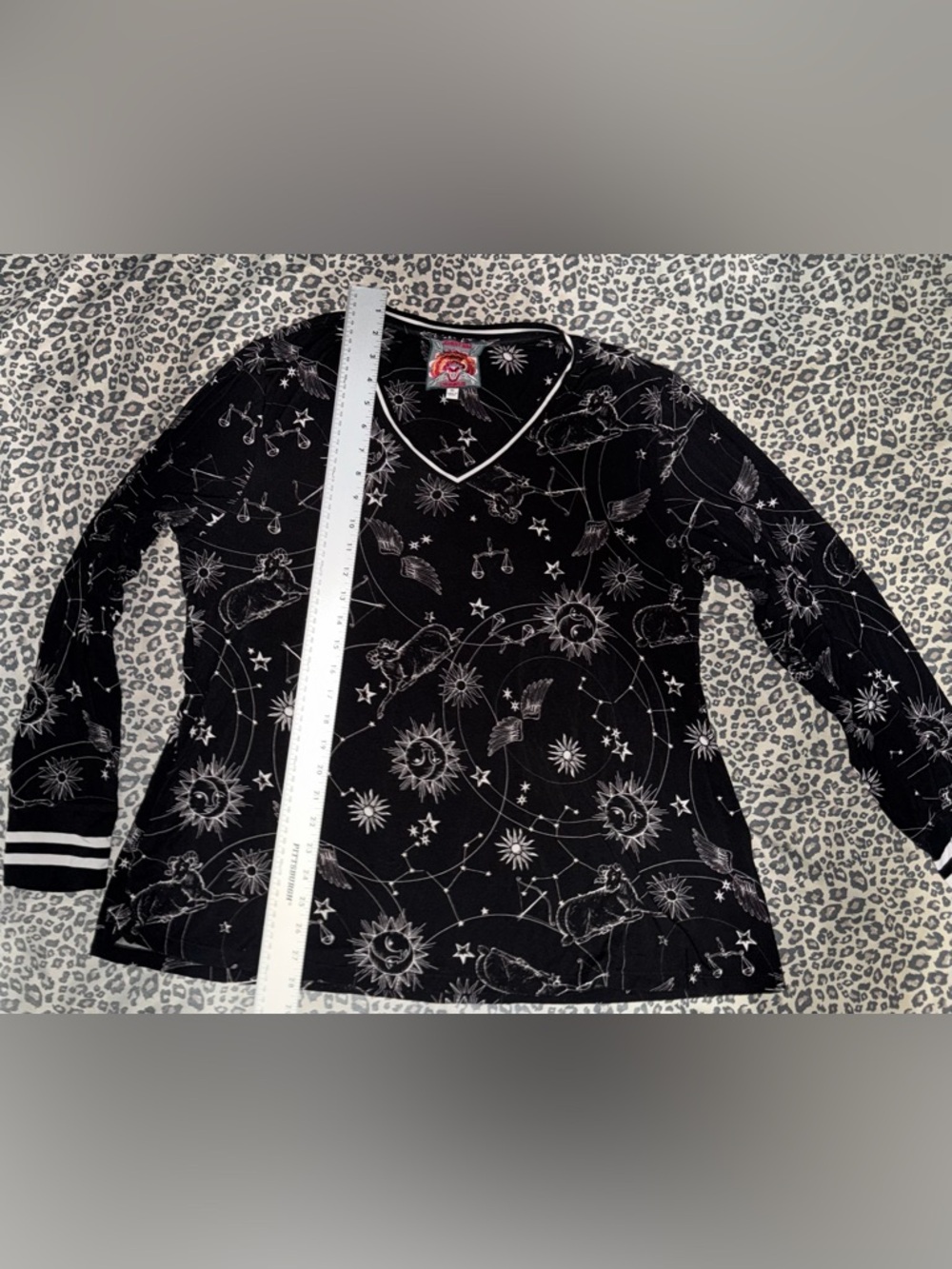 Johnny Was Janie Favorite Long Sleeve V-Neck Tee